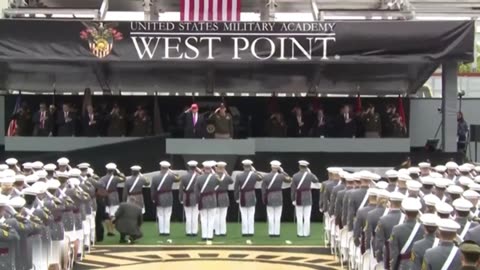 Trump’s EPIC ENTRANCE at West Point, accompanied by a HEARTFELT ANTHEM performance
