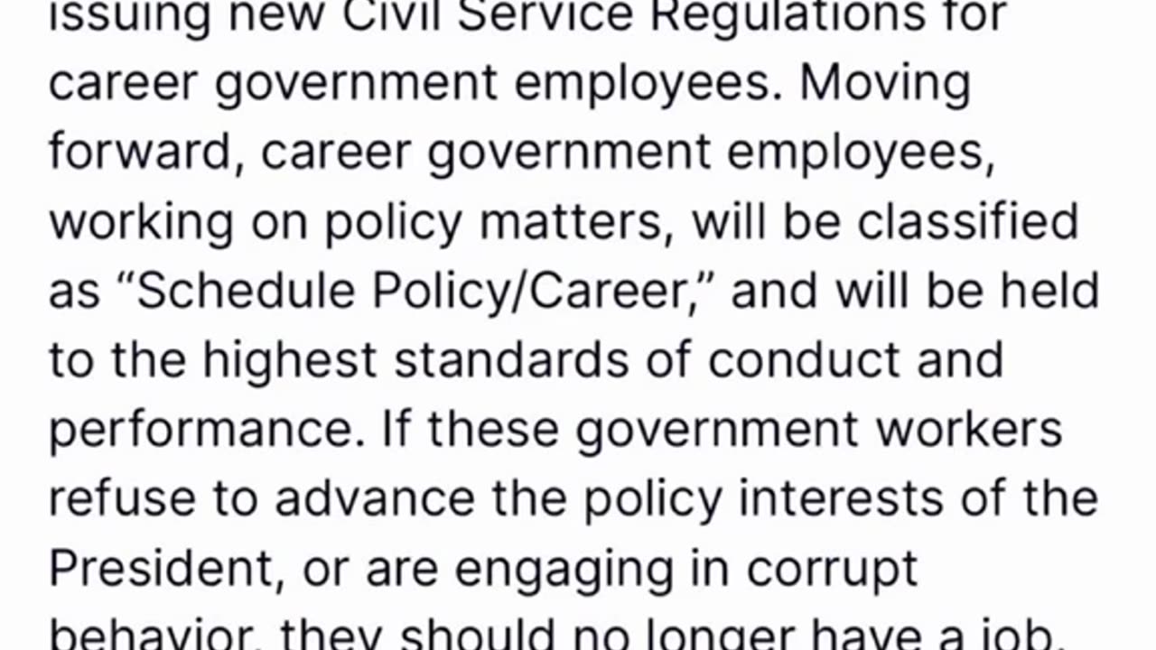 News update today April 19th, 2025 Trump has reclassified Federal Workers