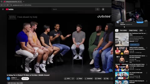 Reacting to Jubilee's Fat men vs Fit men (Stream). The secret to your FALURES.