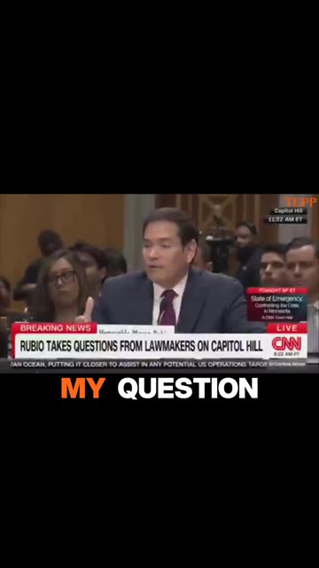 Hypothetical capture vs constitutional definition of war - Marco Rubio