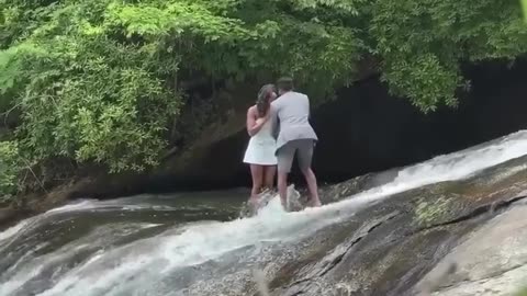 🤯💍 You Won't Believe This Waterfall Proposal Disaster! | FunFM