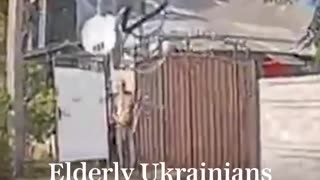 🇺🇦 In Pokrovsk, an elderly couple pointed out to a Ukrainian drone the masked occupiers
