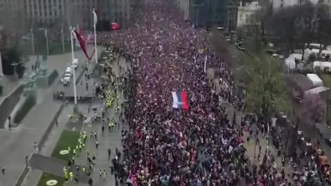 Protesta në Beograd