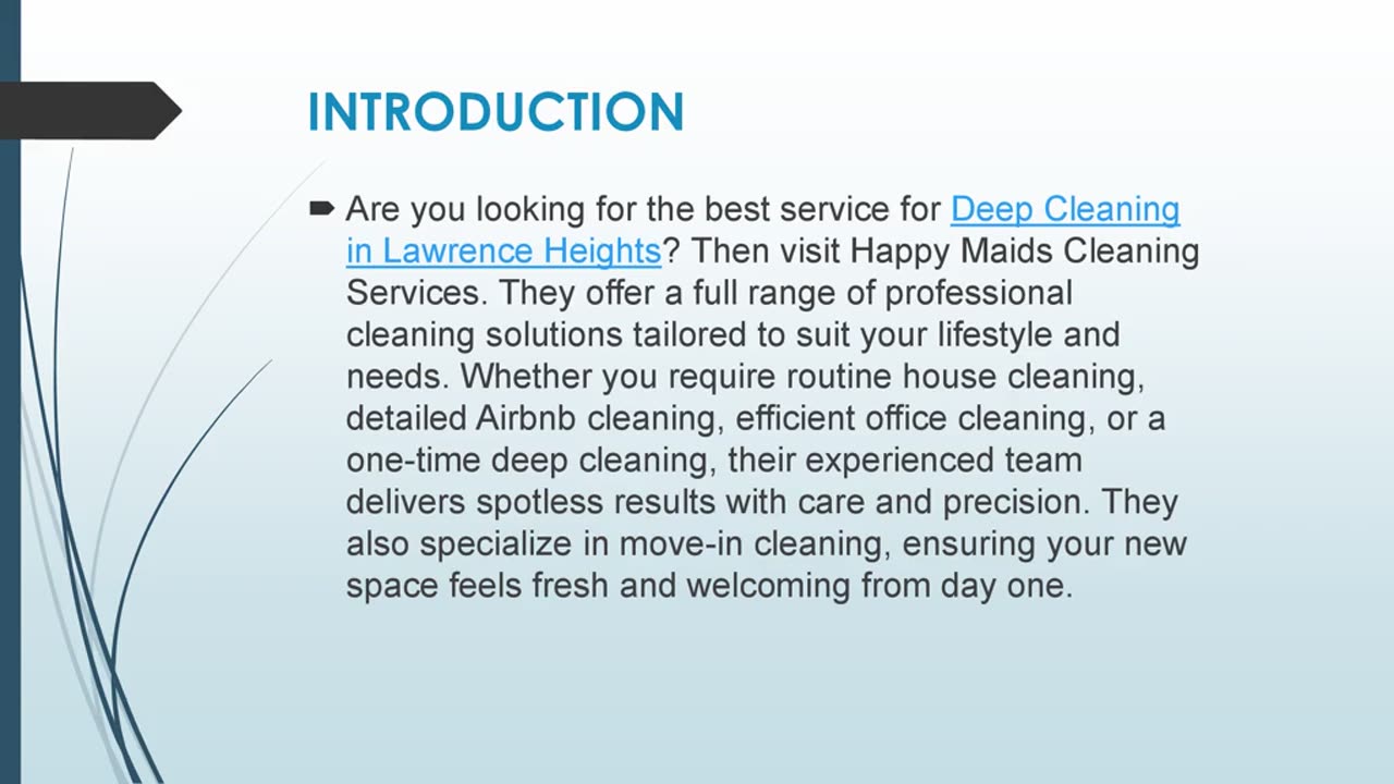 Best Deep Cleaning in Lawrence Heights