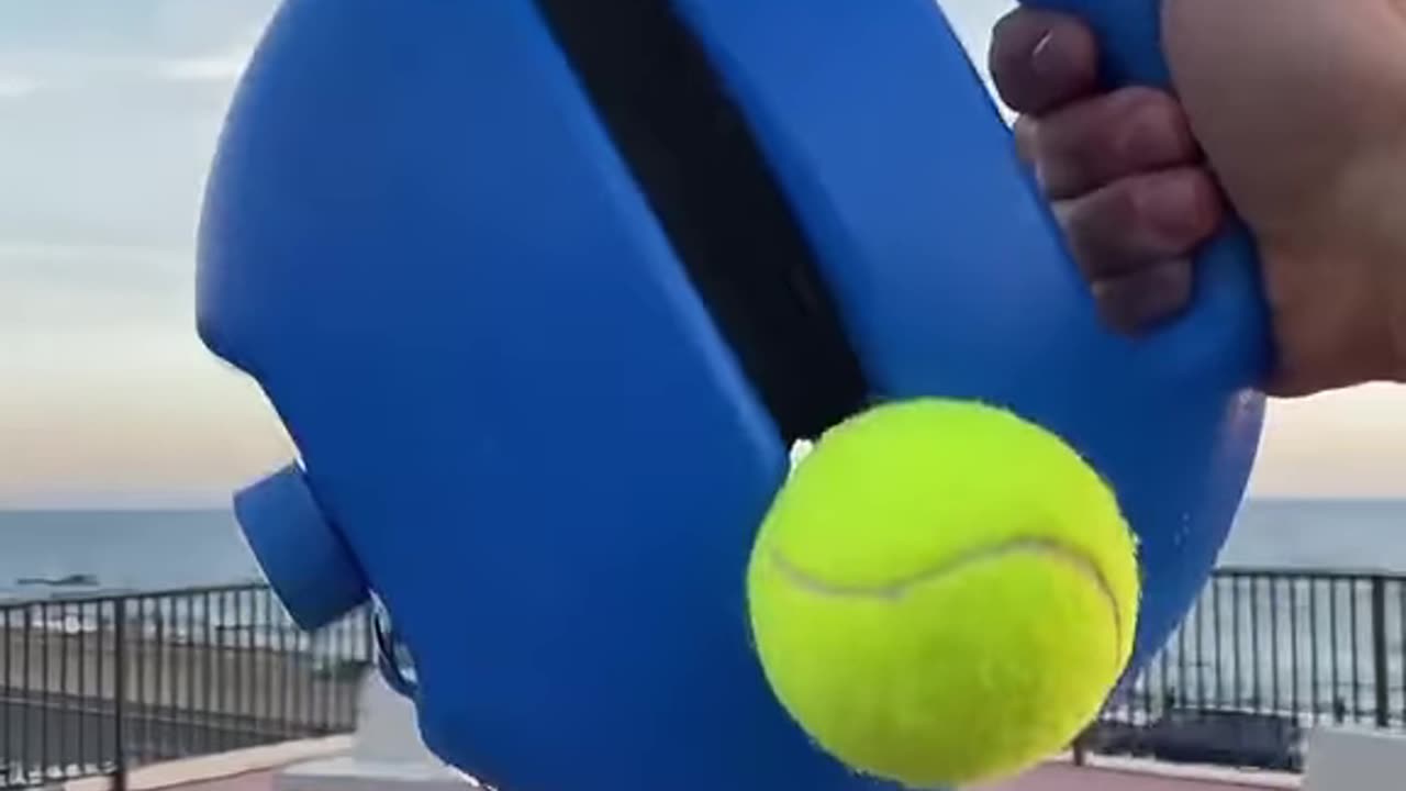 Tennis Trainer Rebound Ball with String Convenient Tennis Training Gear Tennis Practice Device