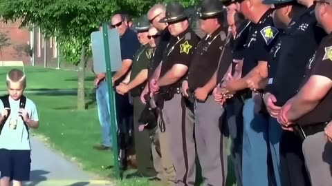 This boy had one request from this cop #shorts