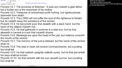 Proverbs 10