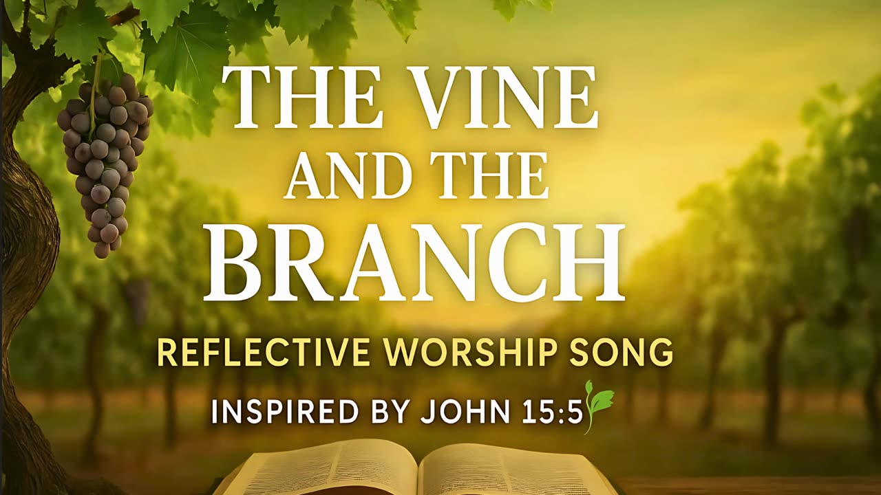🎵 The Vine and the Branch | Reflective Worship Song 🌿 Inspired by John 15:5 | Abide in Christ