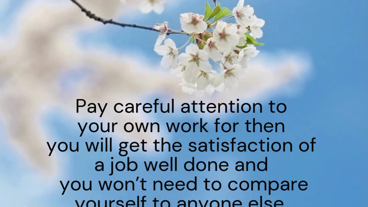 Comparison is the Thief of Joy