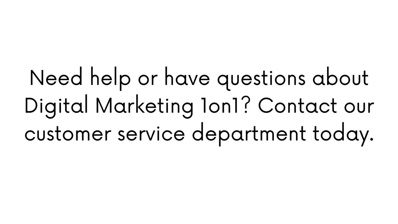 1on1.marketing