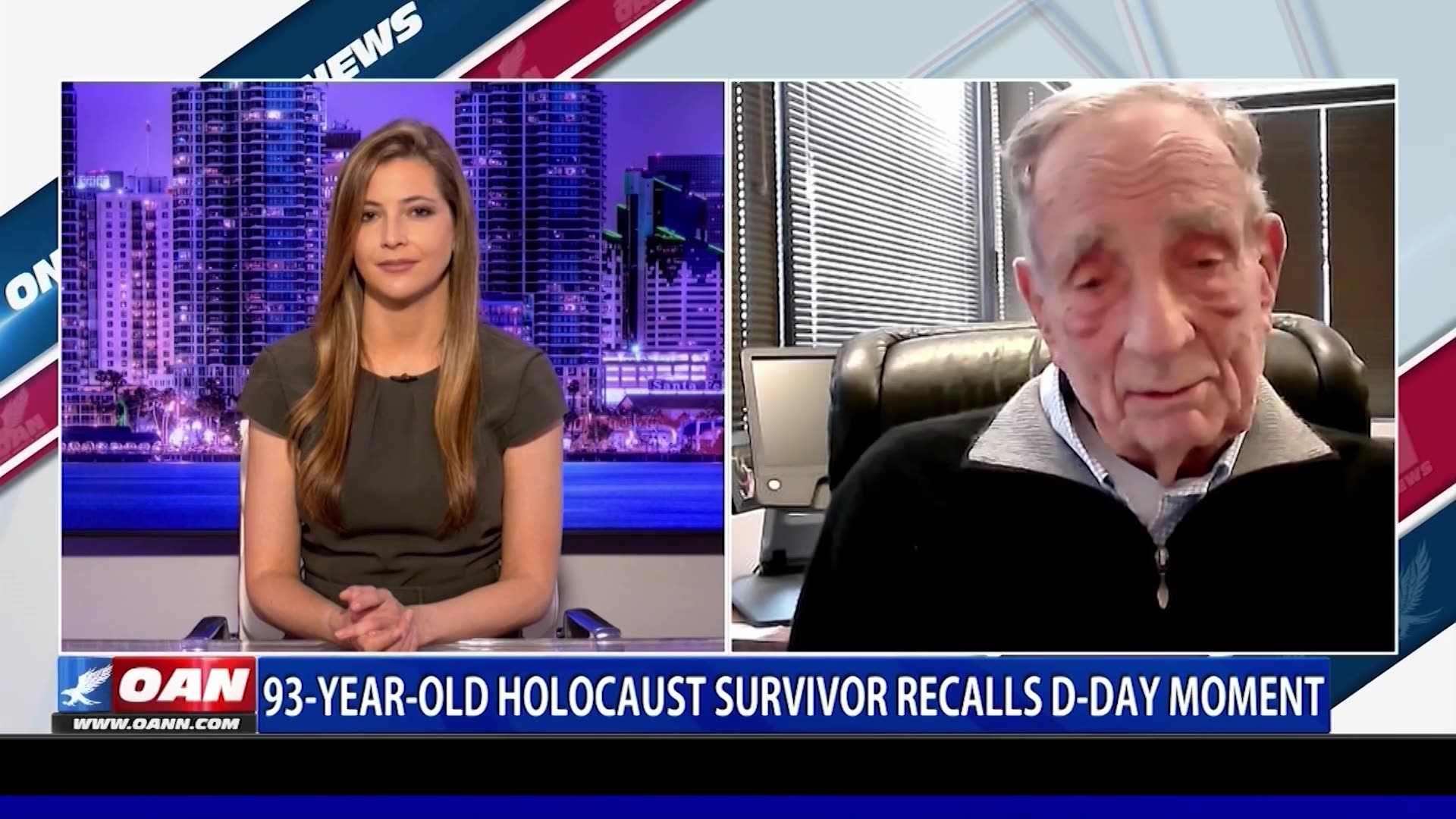 93-Year-Old Holocaust survivor recalls D-Day moment