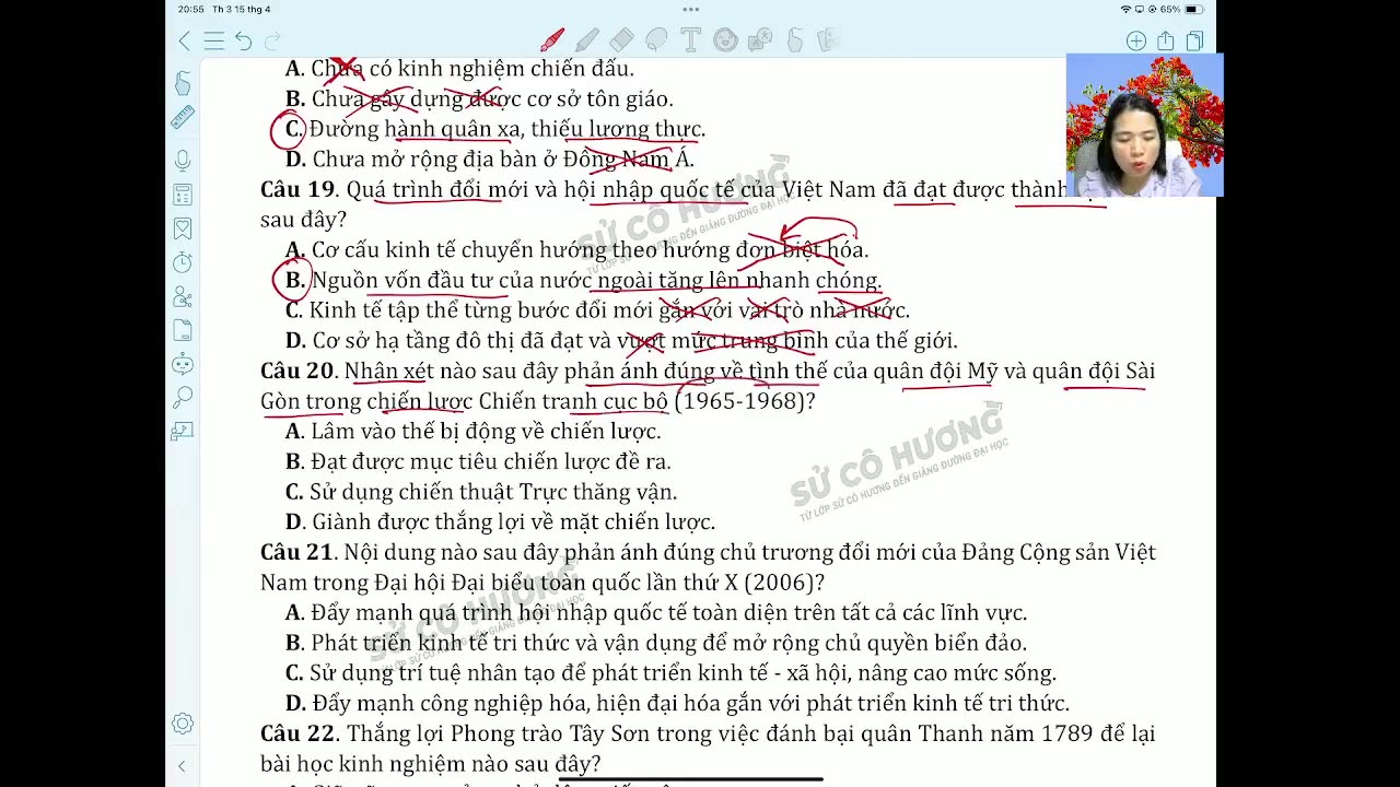 Buổi 5: Chữa đề thi thử số 5