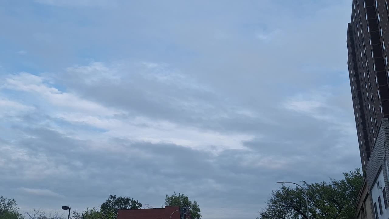Layers of "clouds" blocking the direct sunlight