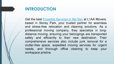 Get the best Expedite Services in Bal Bay