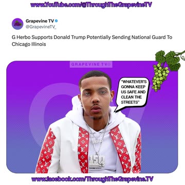 G Herbo Supports Donald Trump Potentially Sending National Guard To Chicago Illinois