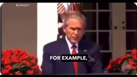That time when Bush Jr let slip they planted explosives in the WTC towers on 9/11… 🤔