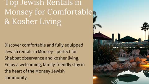 Where to Find the Best Kosher Airbnb Options in Monsey, NY