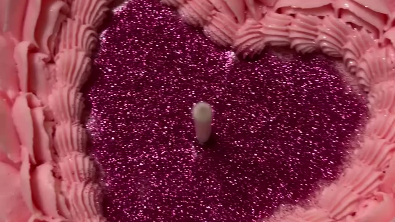 Как сделать торт с блестками✨