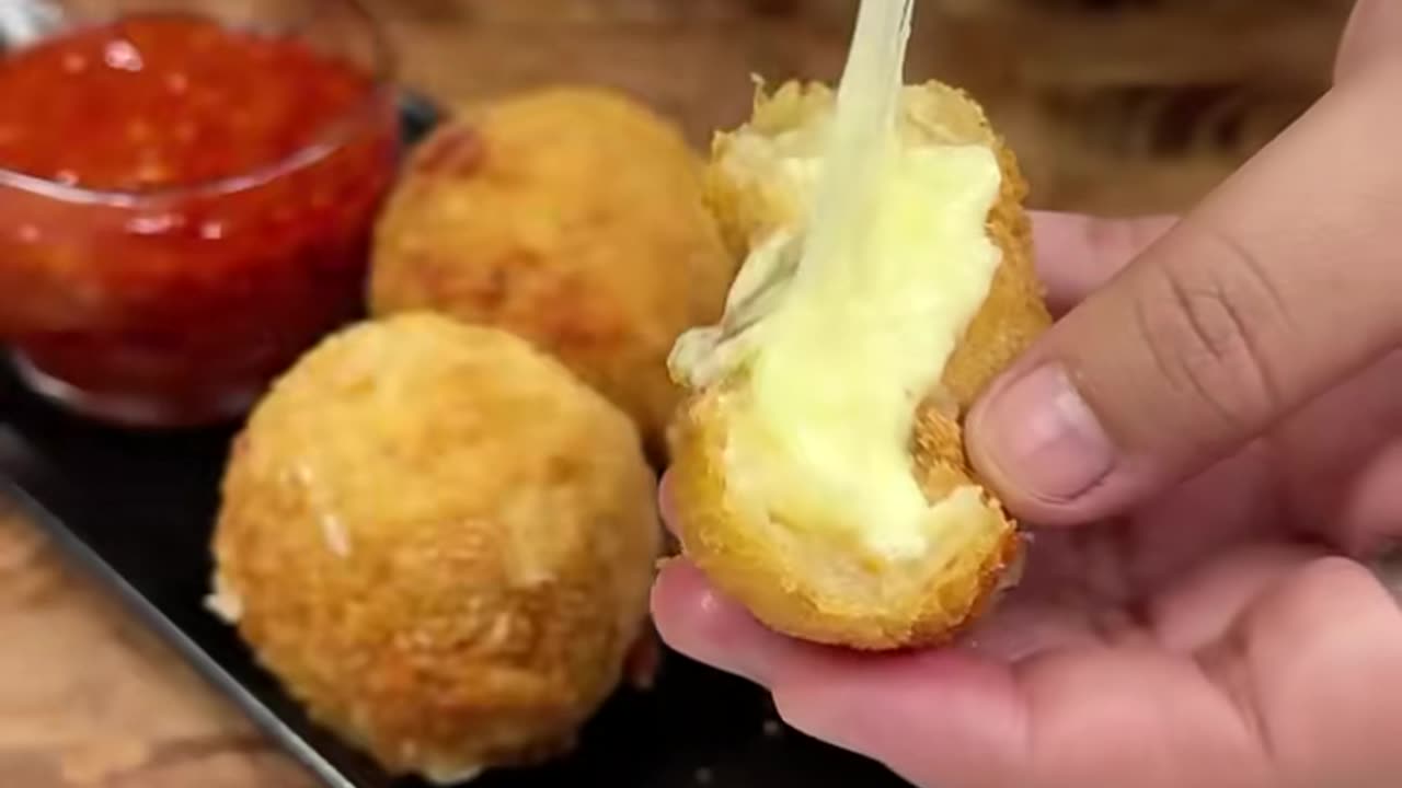 Crunchy crispy potato cheese balls recipe