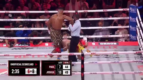Here are all the best moments of Anthony Joshua beating MAGA Jake Paul