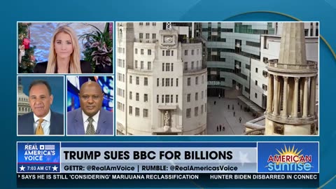 TRUMP SUES THE BBC FOR BILLIONS