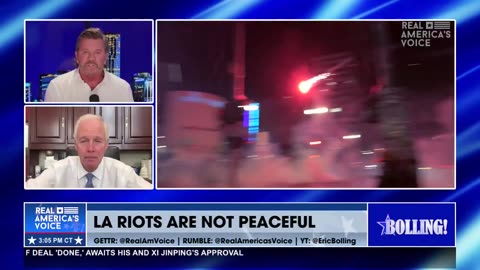 LA RIOTS ARE NOT PEACEFUL