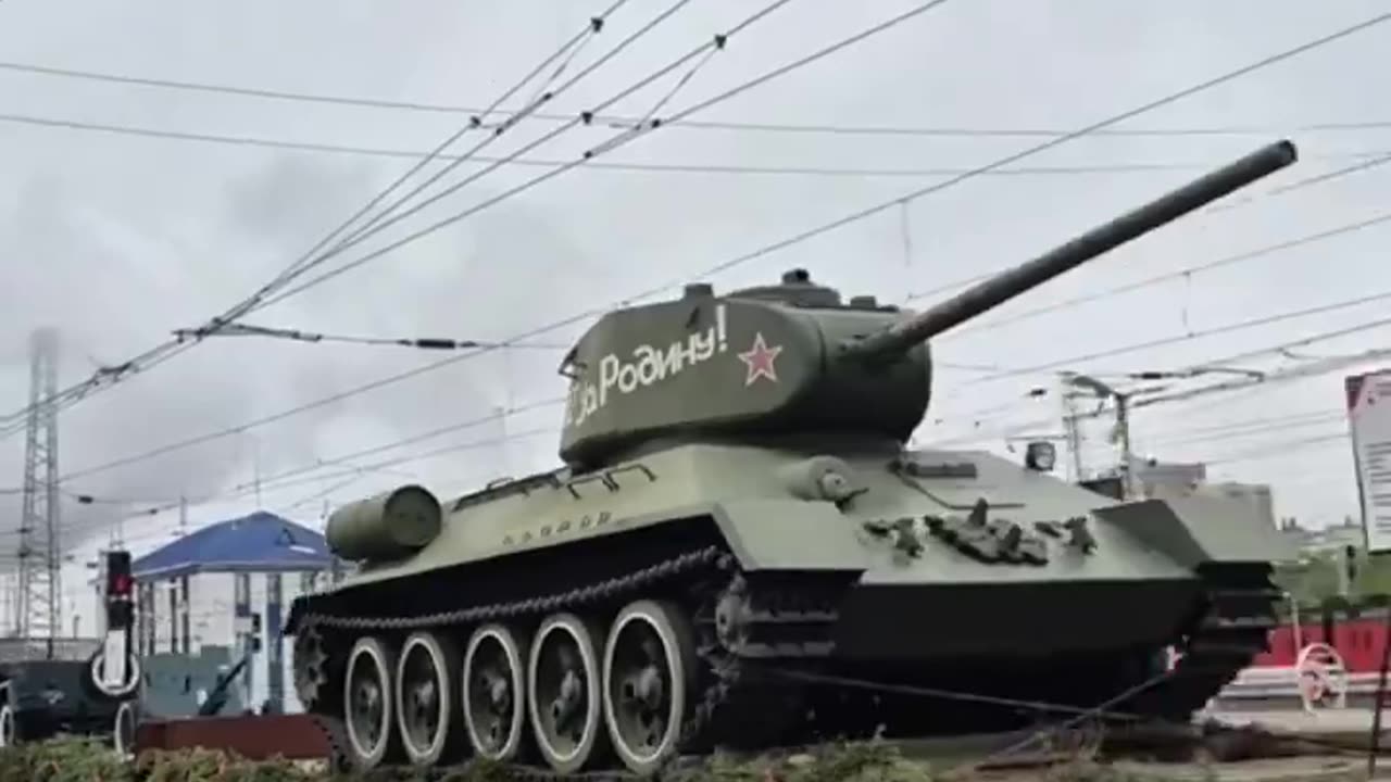 СССР 🚩☭ 🇷🇺 Victory Train on the move from Nizhny Novgorod