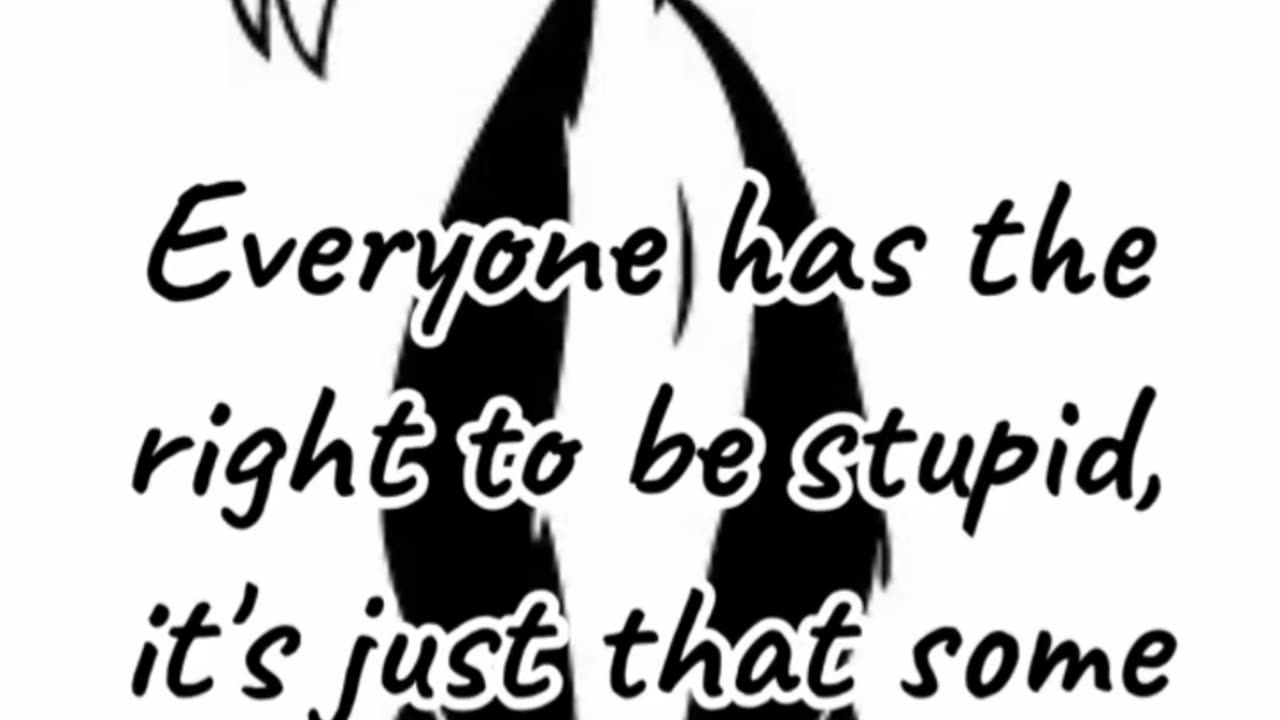 Sylvester: you’re stupid!