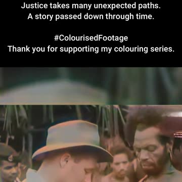 Rare Arrest in Remote Region 1959 #ColourisedHistory