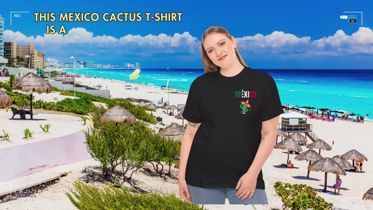 This Mexico Cactus T-shirt is a vibrant and bold addition to anyone's wardrobe