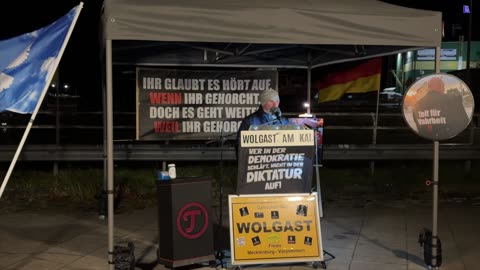 Wolgast - Falko - Eröffnung der Kundgebung am 18-11-2025
