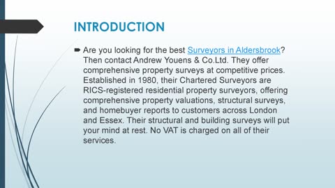 Best Surveyors in Aldersbrook