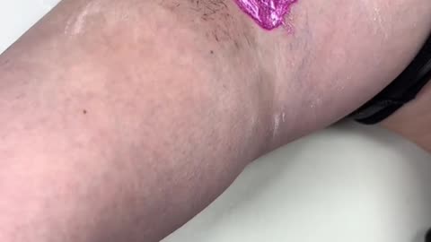 Underarm Waxing with Sexy Smooth Tickled Pink Hard Wax | Full Review & Results @esthetics.by_reagan