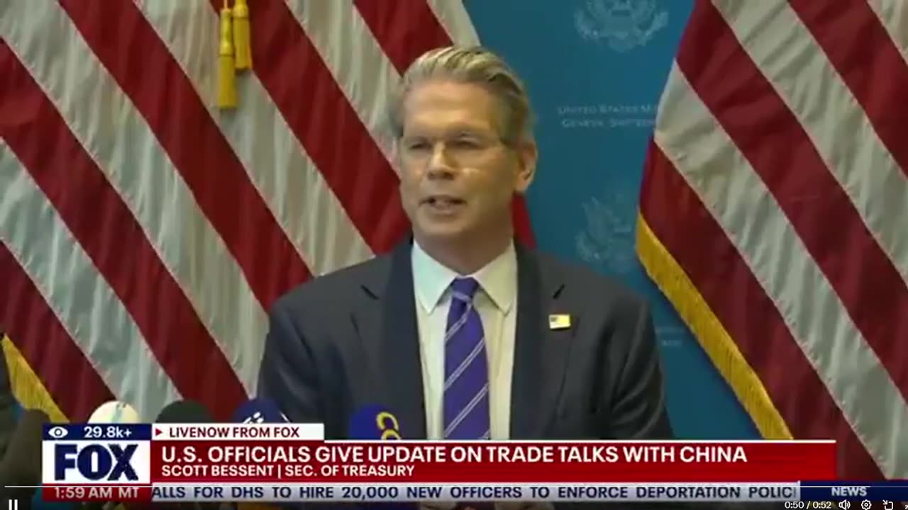 Một thỏa thuận đột phá kéo dài 90 ngày giữa Hoa Kỳ và Trung Quốc về thuế quan.