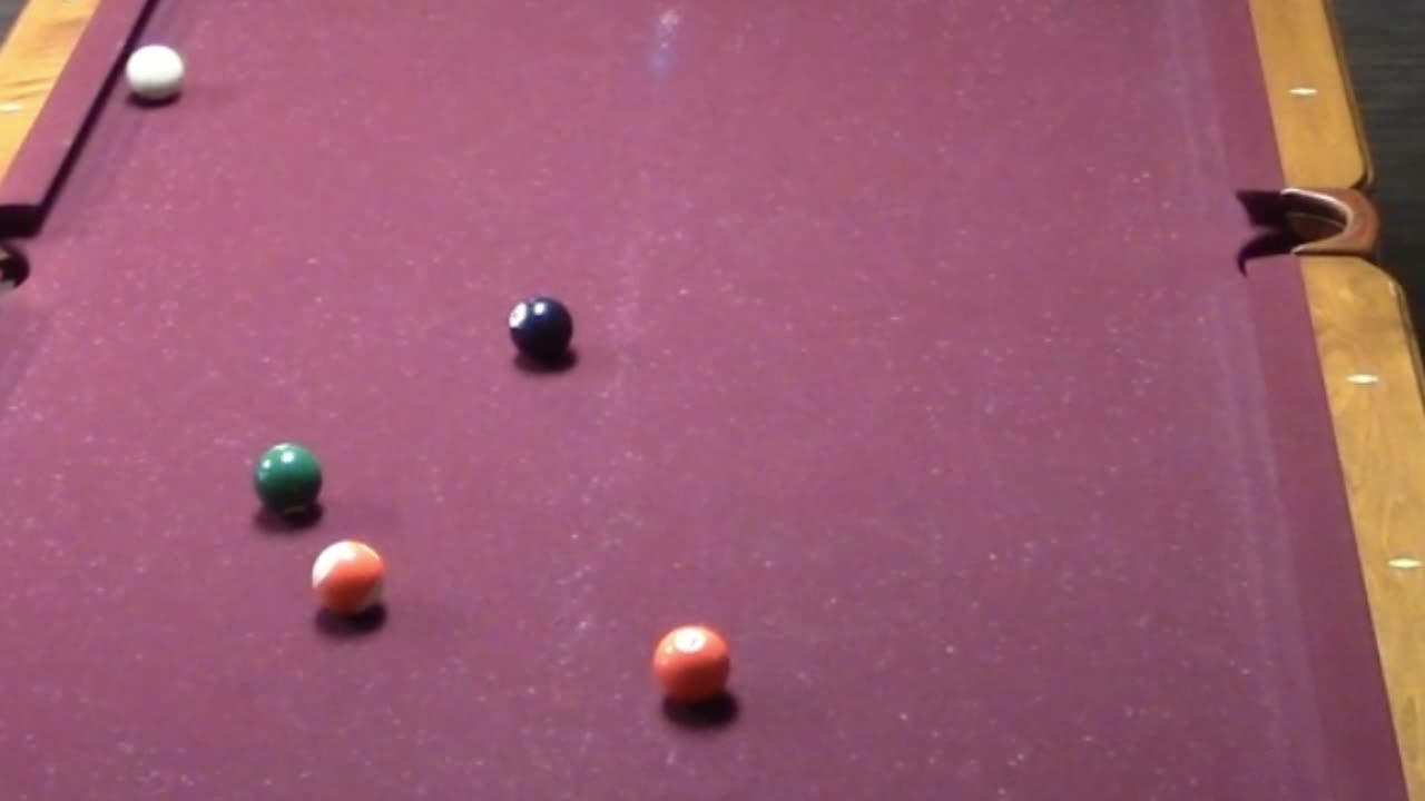 ZIG ZAG SHOT TO THE CORNER POCKET!