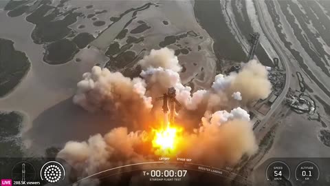 SpaceX's Starship spins out of control halfway through flight