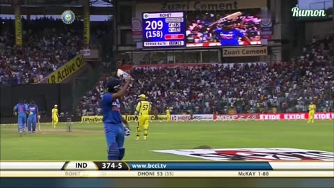 Rohit Sharma's Explosive 209 vs Australia – Historic Double Century!
