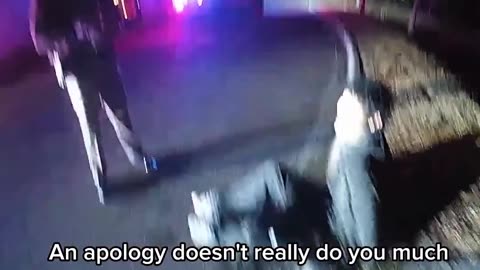 Criminal Screams "I'm Sorry!" After Being Caught by Police