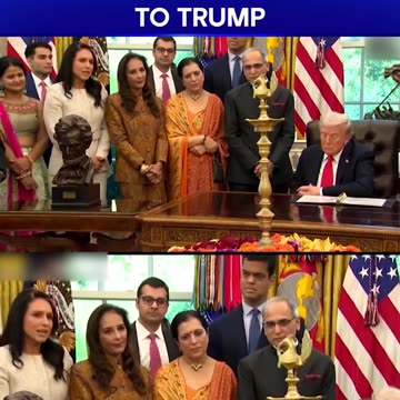 “Love Blessings” Tulsi Gabbard’s Diwali Wishes To US President Trump