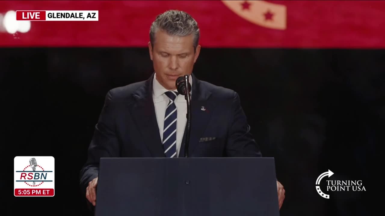 Sec of War Pete Hegseth Full Speech - Charlie Kirk Memorial Service