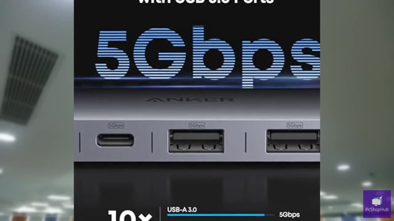 Anker USB C Hub, 7-in-1 Multi-Port USB Adapter for Laptops, 4K@60Hz USB C to HDM