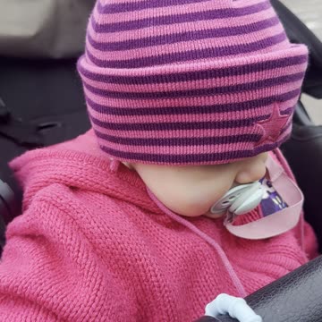 Baby Kayla on the School Pickup Run 🎒