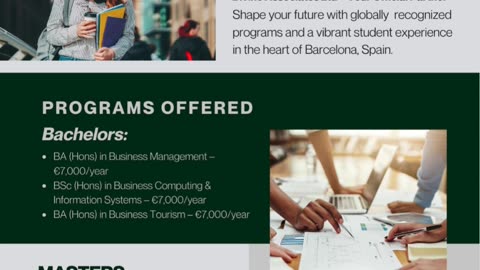 Unlock Your Future: Apply Now to C3S Business School Barcelona with Divine Associates Ltd