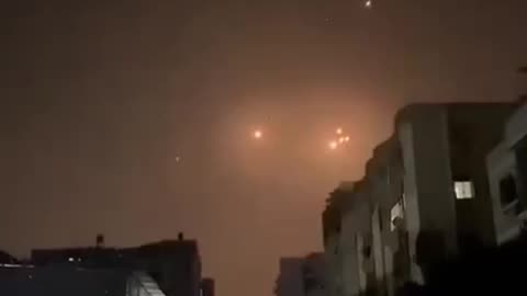 Iranian missiles are heading towards Israeli installations.