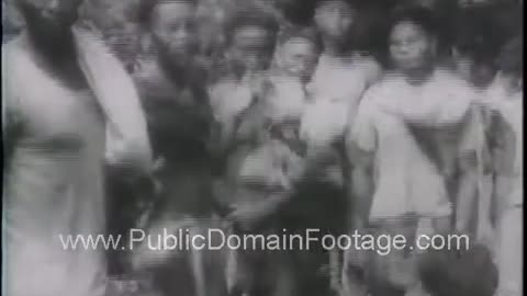 WWII Dramatic rescue of airmen from Burma jungle archival newsreel footage
