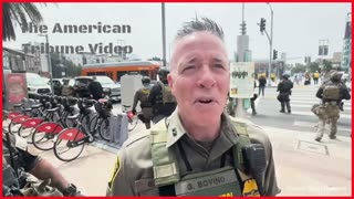Border Patrol Agents Make Arrests Outside Gavin Newsom Rally in California