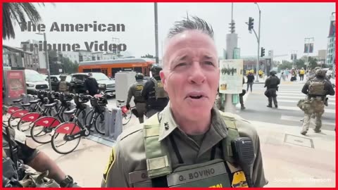 Border Patrol Agents Make Arrests Outside Gavin Newsom Rally in California