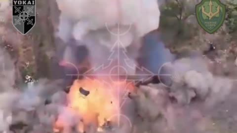 Russian Soldier's Car Loaded with Something Goes Boom