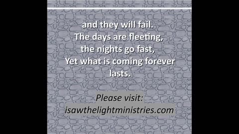 Forever Lasts - Original gospel song for feast of tabernacles