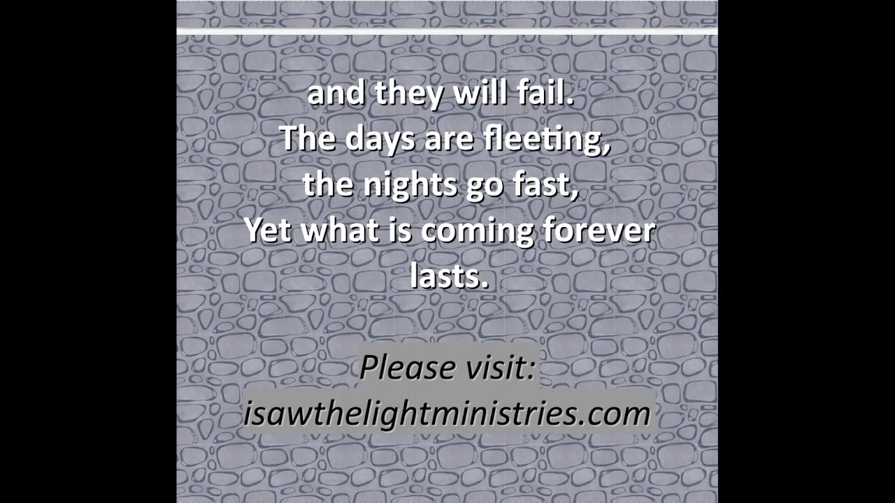 Forever Lasts - Original gospel song for feast of tabernacles